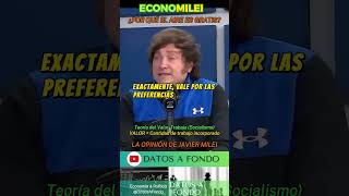 El VALOR para socialistas y liberales shorts milei argentina economilei [upl. by Audrit725]