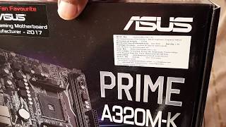 Asus Prime A320MK Motherboard  Unboxing and features [upl. by Luane762]