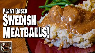 Plant Based Swedish Meatballs Recipe  Vegan Comfort Food [upl. by Bachman]