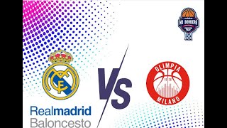 U16M REAL MADRID vs OLIMPIA MILANO Tournament No Borders Euro Cup Trieste 2024 [upl. by Llebana40]