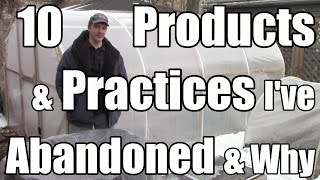 10 Gardening Products amp Practices I’ve Abandoned amp Why [upl. by Clarita]