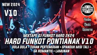 FUNKOT PONTIANAK HARD V10  MIXTAPE DOLA DOLA x TUHAN PERTEMUKAN [upl. by Tildie]