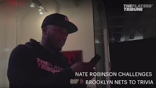 Nate Robinson challenges Brooklyn Nets players to trivia [upl. by Sevart]