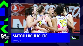 Highlights  THY ISTANBUL vs Savino Del Bene SCANDICCI  CEV Cup Women 2023 Semi  Finals [upl. by Gratiana]