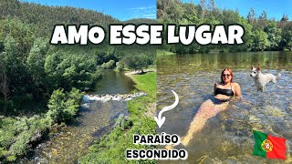 PRAIA FLUVIAL EM ÁGUEDA 🏖️ Verão em Portugal 🇵🇹 [upl. by Islek]