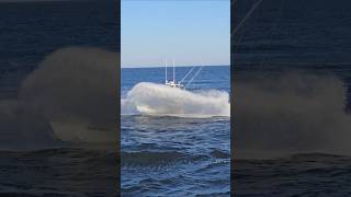 Boat  Earley Bird Takes On A Choppy Wake Or Two  Manasquan Inlet [upl. by Natika338]