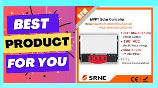 SRNE MPPT Solar Charge Controller 20A50A Solar Regulator PV Max 1320W [upl. by Odlanra]