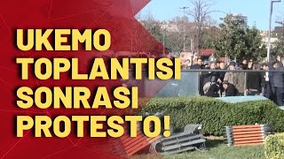 UKEMO Toplantısı Sonrası Protesto [upl. by Ffilc816]