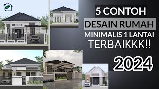 Desain rumah minimalis terbaru 2024 [upl. by Nossyla198]