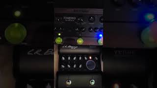 Fishman TONEDEQ afx pre EQ DI compared with LR Baggs Venue DI shorts acoustic guitar demo [upl. by Eldwen3]