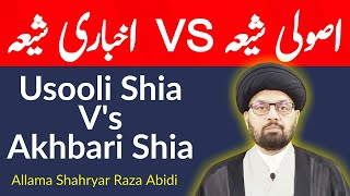 Usooli vs Akhbari Shia  Allama Shahryar Raza Abidi usooli vs akhbari Debate shia islam [upl. by Ayokal895]