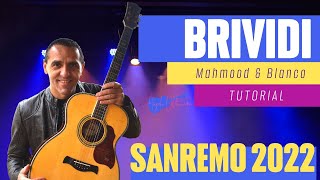 Brividi  Mahmood amp Blanco  Vincitori Sanremo 2022  Chitarra Testo e Accordi Facili [upl. by Hermie]