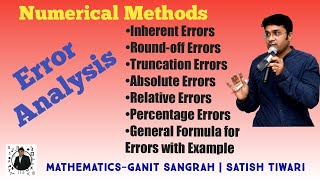 Error Analysis  Numerical Methods Inherent Round off Truncation Absolute Relative and  errors [upl. by Laikeze995]