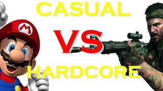 CASUAL GAMERS vs HARDCORE GAMERS [upl. by Rod]