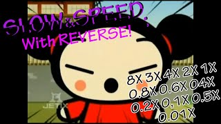 Pucca Gasps amp Reverse Effect 🐆▶▶🐢 with SPEED UP to SLOW DOWN [upl. by Barcot]