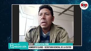 Dirigente evista admite que el bloqueo tiene un trasfondo político [upl. by Dola]