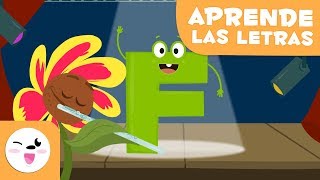 La letra F  Aprende a leer y escribir [upl. by Enneira]