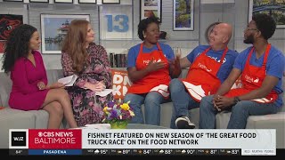 Baltimores own Fishnet is competing on The Great Food Truck Race Games on the Gulf [upl. by Kenna138]