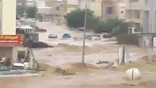 Floods bring devastation in Girne Kyrenia Cyprus Dec 5 2018 [upl. by Ken704]