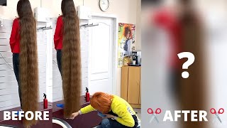 RealRapunzels  Trimming Floor Length Hair preview [upl. by Mloclam]