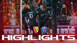 HIGHLIGHTS  RC LENS 02 PSG ⚽️ BARCOLA amp MBAPPE ⚽️ [upl. by Llehcram]