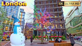 London Christmas Walk Tour 2024 Christmas Markets and Sparkling Lights at King’s Cross [upl. by Nyram]