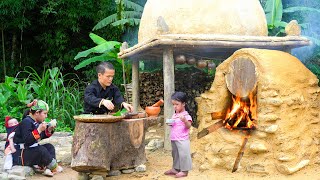 Dwarf Family Wild Vegetable Harvesting Adventure  Goes To Market Sell amp Cooking for Mom [upl. by Yesnnyl]