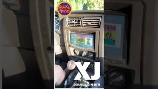 Jeep Cherokee XJ Double Din Dash Kits JeepCablescom [upl. by Treacy]