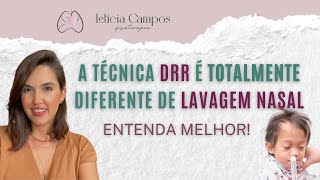 DRR é totalmente diferente de lavagem nasal [upl. by Ococ]