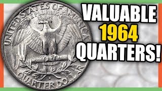 1964 QUARTERS WORTH MONEY  RARE SILVER QUARTERS TO LOOK FOR [upl. by Jeremy455]