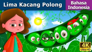 Lima Kacang Polong  Five Peas in A Pod in Indonesian  Dongeng Bahasa Indonesia [upl. by Correy]