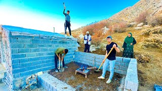 Amir and his familys kitchen renovation journey expansion of walls and traditional cooking [upl. by Robina]