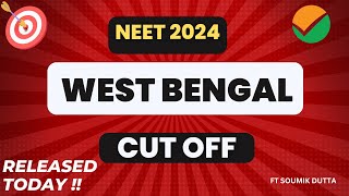 WB NEET 2024 1ST ROUND CUTOFF  WB CATEGORY WISE MBBS CUTOFF  WB CUTOFF MARKS VS RANKS 🤩 [upl. by Rawna]