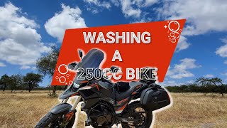 WASHING A TEKKEN 250CC BIKE tekken250 bikewashing bikelover offroad [upl. by Hairakcaz]