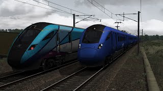 TS2022  1E82 Edinburgh  Kings Cross  Newcastle  Darlington  AP Class 800803 Enhancement Pack [upl. by Gibun]