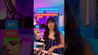 cover singer singing piano music karaoke duet asmr musik song sing greenscreen nice [upl. by Adala453]