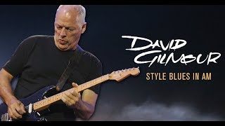 Slow Blues Backing Track  David Gilmour Style Am [upl. by Nitsirt]