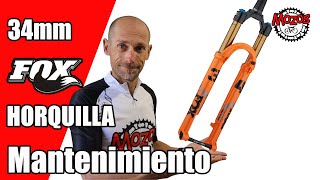 🔧Mantenimiento básico HORQUILLA FOX 34  120mm [upl. by Ainel]