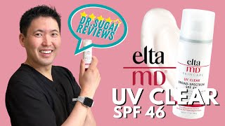 Dr Sugai Reviews EltaMD UV Clear SPF 46 [upl. by Giulietta]