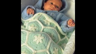 Crochet baby blanket FreeCrochet Patterns472 [upl. by Edlyn]