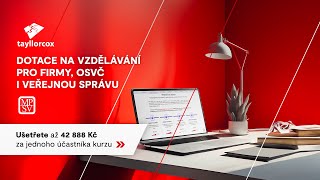 DIGI pro firmu i OSVČ  Dotace na vzdělávání TAYLLORCOX [upl. by Eltsirk]