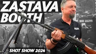 Entire Zastava USA booth M72 M77 Underfolder and more Shot show 2024 [upl. by Byrd522]