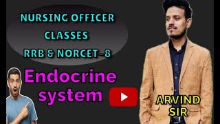 ENDOCRINE SYSTEM INTRODUCTION  GLANDFUNCTIONLOCATION NORCET CLASSES  NURSING OFFICER [upl. by Akina]