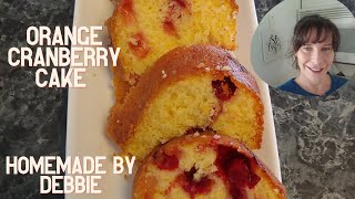 Orange Cranberry Bundt Cake [upl. by Eirellav]