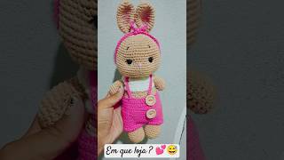 coelhinha Amigurumi um amor ❤️feitoamao amigurumi shorts viral [upl. by Coughlin]