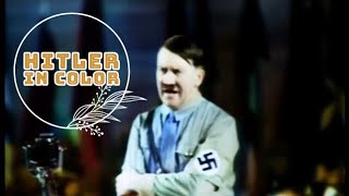 Adolf Hitler Speech in Color 1933  State of Nazi Union [upl. by Llerrac867]