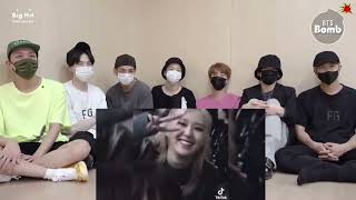 Bts reaction Rose Tiktok [upl. by Aiepoissac]