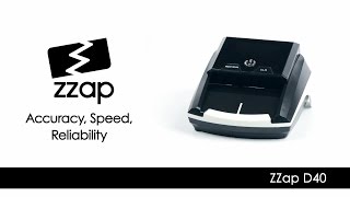 ZZap D40 Automatic Counterfeit Detector Machine [upl. by Kila263]