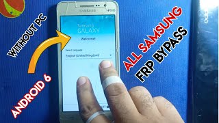 All Samsung Frp bypass Android 60  Samsung Grand Prime plus G532G531G530 Google Account unlock [upl. by Yolanthe591]