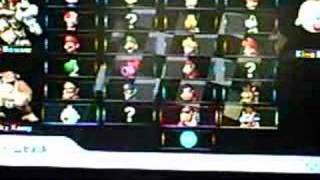 Mario Kart Wii Character Glitch [upl. by Eeneg51]